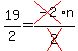 19%2F2=cross%28-2%29n%2Fcross%282%29