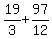 19%2F3%2B97%2F12