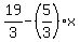 19%2F3-%285%2F3%29%2Ax