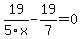19%2F5%2Fx-19%2F7=0