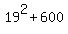 19%5E2%2B600