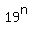 19%5En