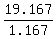 19.167%2F1.167