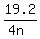 19.2%2F%284n%29