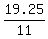19.25%2F11