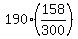 190%2A%28158%2F300%29%29