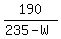 190%2F%28235+-+W%29