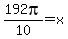 192pi%2F10+=+x