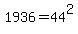 1936=44%5E2