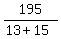 195%2F%2813%2B15%29