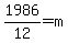 1986%2F12=+m+