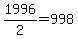 1996%2F2=998