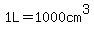 1L=1000cm%5E3