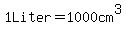 1Liter=1000+cm%5E3