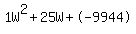 1W%5E2%2B25W%2B-9944