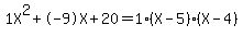 1X%5E2%2B-9X%2B20+=+1%28X-5%29%2A%28X-4%29