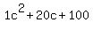 1c%5E2%2B20c%2B100