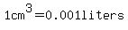 1cm%5E3+=+0.001liters
