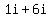 1i%2B6i