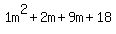 1m%5E2%2B2m%2B9m%2B18
