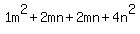 1m%5E2%2B2mn%2B2mn%2B4n%5E2
