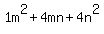 1m%5E2%2B4mn%2B4n%5E2