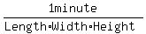1minute%2F%28Length%2AWidth%2AHeight%29