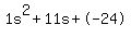 1s%5E2%2B11s%2B-24