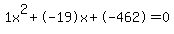 1x%5E2%2B-19x%2B-462+=+0