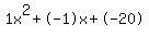 1x%5E2%2B-1x%2B-20