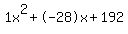 1x%5E2%2B-28x%2B192