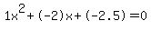 1x%5E2%2B-2x%2B-2.5=0