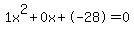 1x%5E2%2B0x%2B-28+=+0