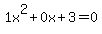 1x%5E2%2B0x%2B3+=+0