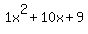 1x%5E2%2B10x%2B9