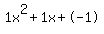 1x%5E2%2B1x%2B-1