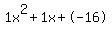 1x%5E2%2B1x%2B-16