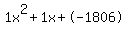 1x%5E2%2B1x%2B-1806