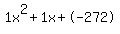 1x%5E2%2B1x%2B-272