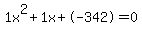 1x%5E2%2B1x%2B-342+=+0
