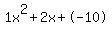 1x%5E2%2B2x%2B-10