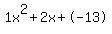 1x%5E2%2B2x%2B-13