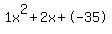 1x%5E2%2B2x%2B-35
