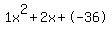1x%5E2%2B2x%2B-36
