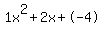 1x%5E2%2B2x%2B-4