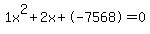 1x%5E2%2B2x%2B-7568+=+0
