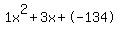 1x%5E2%2B3x%2B-134