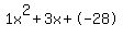 1x%5E2%2B3x%2B-28