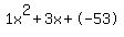 1x%5E2%2B3x%2B-53