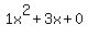 1x%5E2%2B3x%2B0